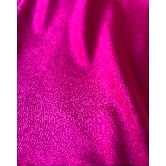 NWT Wild Fable Fuchsia Velvet Dress | Magenta Surplice Wrap V-Neck Fitted Mini - Picture 10 of 10